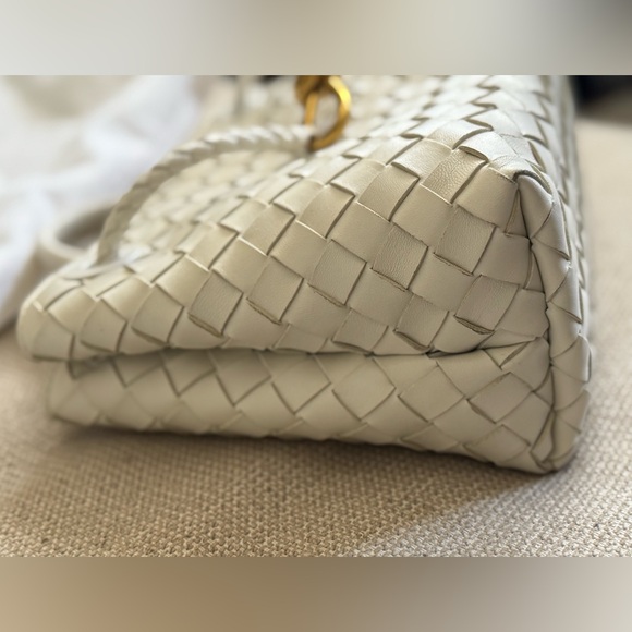 Bottega Veneta Small Andiamo Intrecciato Leather Top-Handle Bag - Picture 6 of 16